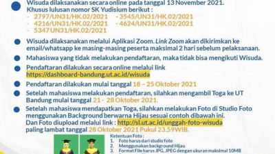 Informasi Wisuda UT Bandung