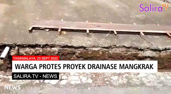 Proyek Drainase Tak Tuntas, Warga Burujul 3 Sampaikan Protes