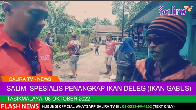 Salim, Spesialis Penangkap Ikan Deleg (Ikan Gabus) di Tasikmalaya
