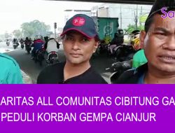 Solidaritas All Comunitas Cibitung Bekasi Galang Dana Peduli Korban Gempa Cianjur