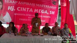 Hj. Chinta Mega Reses Komisi C DPRD DKl, Temui 50 Warga Tanah Sereal