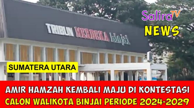 Amir Hamzah Kembali Maju di Kontestasi Calon Walikota Binjai Periode 2024-2029