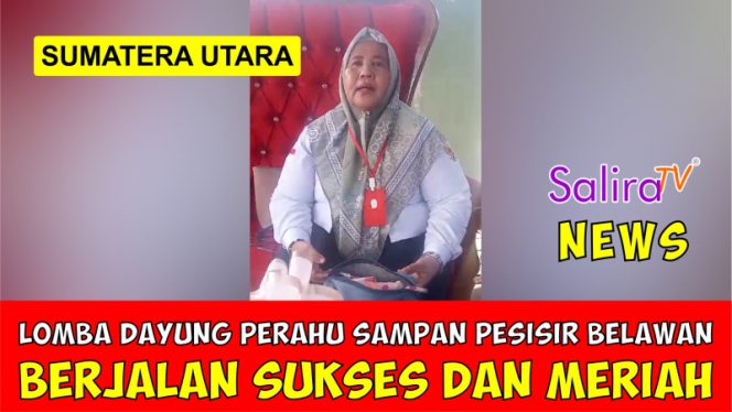 Lomba Dayung Perahu Sampan Pesisir Belawan Berjalan Sukses dan Meriah