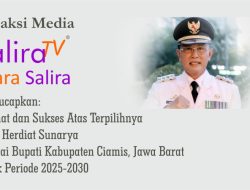 Selamat dan Sukses Atas Terpilihnya Dr. H. Herdiat Sunarya Sebagai Bupati Kabupaten Ciamis Untuk Periode 2025-2030