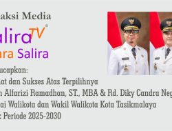 Selamat dan Sukses Atas Terpilihnya Viman Alfarizi Ramadhan, ST., MBA & Rd. Diky Candra Negara Sebagai Walikota dan Wakil Walikota Kota Tasikmalaya Untuk Periode 2025-2030