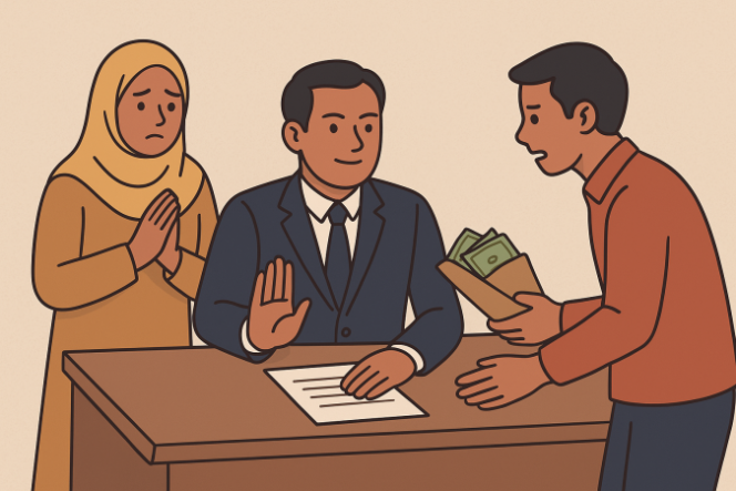 
					Kolusi dalam Kehidupan Sehari-Hari: Perspektif Islam dan Dampaknya bagi Masyarakat