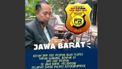 Agus Flores Tegaskan Pembentukan 27 DPC Fast Respon di Jawa Barat, Perkuat Sinergi dengan Humas Polres