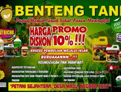 Dukungan Ketahanan Pangan: Pupuk Benteng Tani Turunkan Harga 10 Persen
