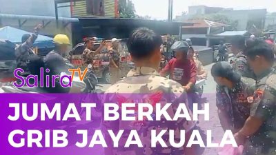 Jumat Berkah, PAC Grib Jaya Kuala Santuni Anak Yatim dan Bagikan Seribu Nasi Kotak