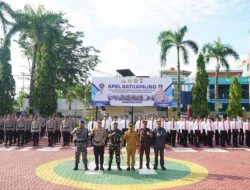 Polres Karimun Gelar Apel Satkamling Bersama Forkopimda dan Bupati Karimun