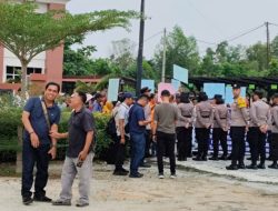 Ratusan Warga Sungai Pasir Gelar Aksi Damai di PN dan Kantor BPN Karimun