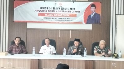 Reses DPRD Ciamis: H. Abu Bakar Sidik Serap Aspirasi Warga Panaragan, Dorong Pembangunan Pasar dan Jembatan