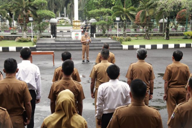 Sekda Ciamis Teguhkan Komitmen ASN: Bangga Layani Bangsa, Wujudkan Budaya Kerja BerAKHLAK