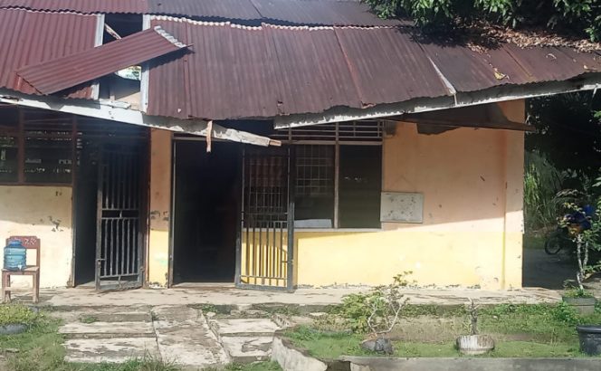 Atap Nyaris Roboh, SDN 056585 Tanjung Selamat Langkat Butuh Perhatian Pemerintah