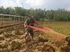 Babinsa Pasirsalam Serka Rahmat Suhendar Turun ke Sawah, Dukung Petani Percepat Pengolahan Lahan