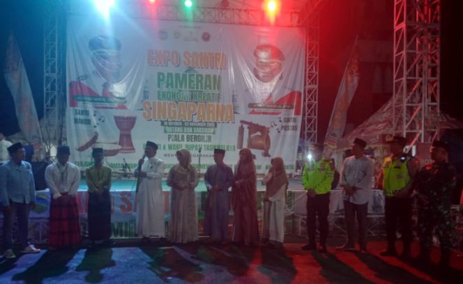 Kolaborasi TNI dan Santri Wujudkan Kemandirian Ekonomi: Serma Suryadi Hadiri EXPO SANTRI di Singaparna