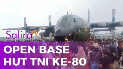 Open Base HUT TNI ke-80 di Lanud Husein Sastranegara Bandung, Puluhan Pesawat TNI Dipamerkan