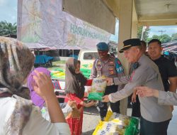Polsek Kuala Gelar Gerakan Pangan Murah di Pos Pol Sirapit, Warga Antusias Sambut Program Beras Terjangkau