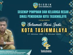 Ucapan Selamat Hari Jadi ke-24 Kota Tasikmalaya dari Kabid Pendidikan Dasar Disdik Kota Tasikmalaya, Indra Risdianto, S.T.