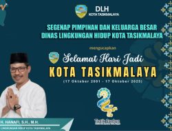 Ucapan Selamat Hari Jadi ke-24 Kota Tasikmalaya dari Plt. Kadis Lingkungan Hidup Kota Tasikmalaya, H. Hanafi, S.H., M.H.