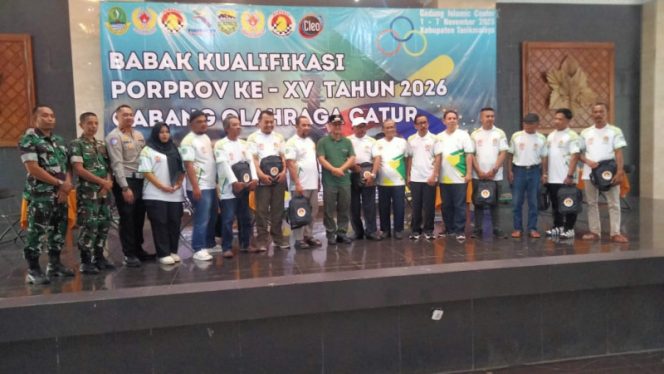 Danramil Turut Meresmikan Babak Kualifikasi Catur Porprov XV/2026 di Tasikmalaya