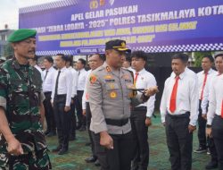 Kapolres Tasikmalaya Kota Pimpin Apel Operasi Zebra Lodaya 2025 sebagai Upaya Penguatan Kamseltibcarlantas Menjelang Libur Akhir Tahun