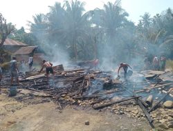 Kebakaran Hanguskan Satu Rumah Warga di Kecamatan Kuala, Tidak Ada Korban Jiwa