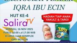 Rencana Kegiatan Sosial HUT ke-4 Salira TV: Empat Tahun Merekam Indonesia – Berkarya, Berbagi, Bermanfaat