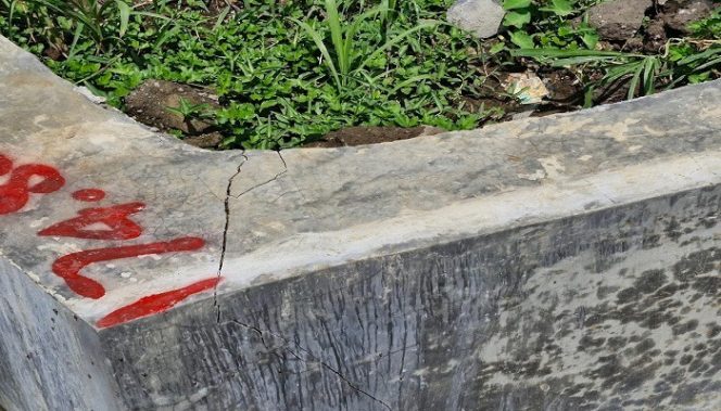 Saluran Irigasi Sumelap Rusak Dihantam Debit Air Tinggi, Pelaksana Proyek Pastikan Perbaikan Sebelum Musim Tanam