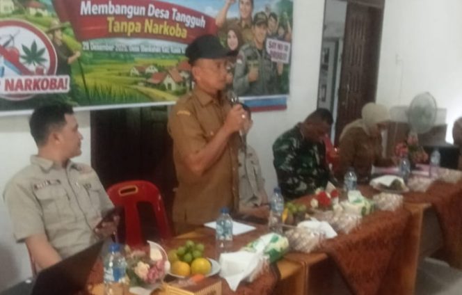 Desa Blangkahan Perkuat Upaya Pencegahan Narkoba Melalui Edukasi Warga