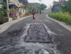 Hadiah Akhir Tahun, Perbaikan Jalan Di Ciamis Dikebut Jelang Tahun Baru