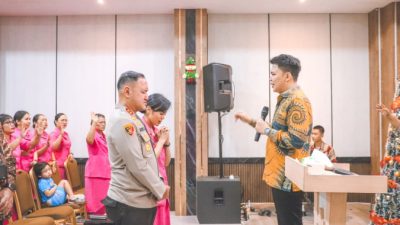 Kapolres Karimun Resmikan Menara Doa untuk Personel Beragama Kristen di Mapolres Karimun