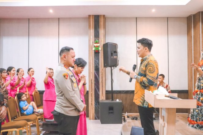 Kapolres Karimun Resmikan Menara Doa untuk Personel Beragama Kristen di Mapolres Karimun