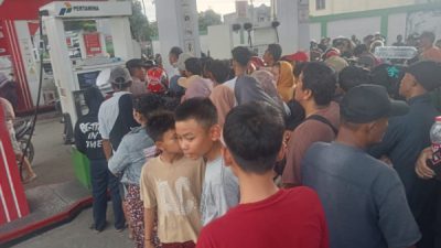 Krisis BBM di Binjai–Langkat, Sumatera Utara, Antrean Kendaraan Mengular Hingga Satu Kilometer