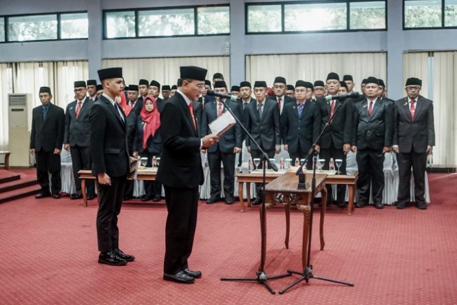 Menutup Tahun 2025, Pemkab Ciamis Rotasi Dan Lantik 120 Pejabat ASN