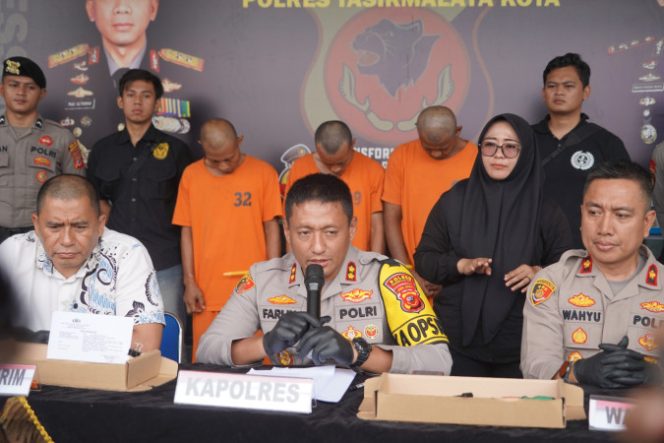 Polres Tasikmalaya Kota Bongkar Sindikat Pencurian Mobil Lintas Wilayah