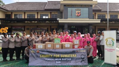 Polres Tasikmalaya Kota Galang Bantuan Kemanusiaan untuk Korban Bencana di Sumatra