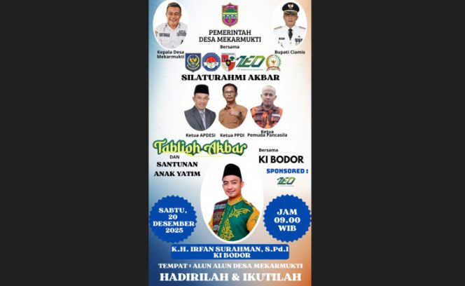 Sinergi Sosial Terbangun, Pemuda Pancasila Ciamis Gelar Silaturahmi Akbar di Mekarmukti