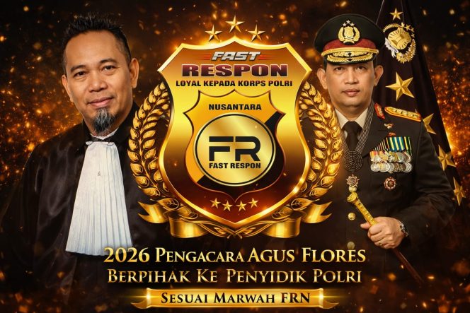 Ketua Umum FRN Agus Flores Tegaskan Dukungan Penuh Terhadap Penyidik Polri