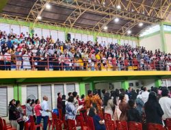 Ribuan Jemaat Hadiri Natal Oikumene Karimun 2025 di Gedung Badang Perkasa