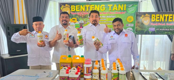 HUT Gerindra Ke-18 Di Langkat Dukung Petani Organik