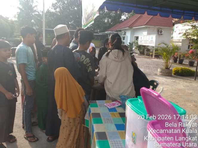 Pemerintah Kuala dan Humas PT UKINDO Gelar Pasar Murah Ramadhan