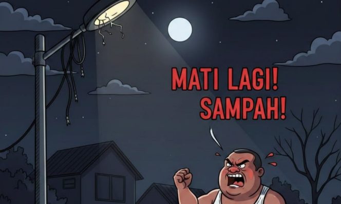 IK Soroti Proyek PJU Mangkrak di Tasikmalaya dan Kualitas Cor Buruk di Kawali
