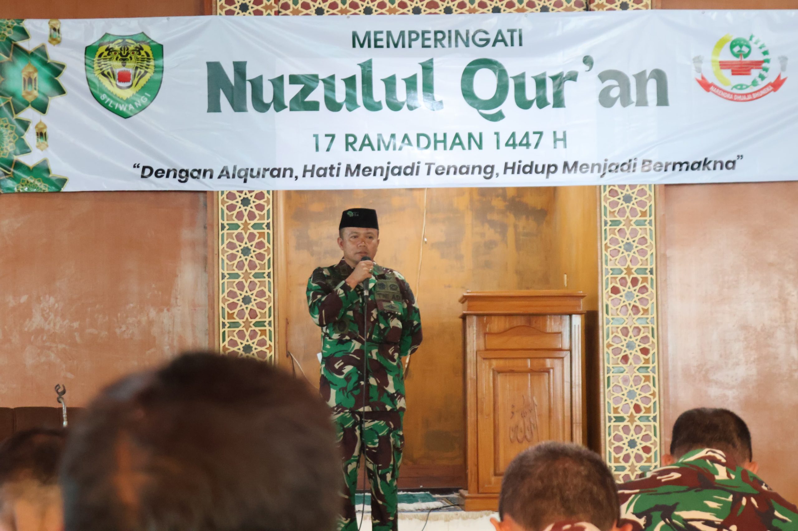 Peringatan Nuzulul Qur’an Kodim 0612 Tasikmalaya Perkuat Iman