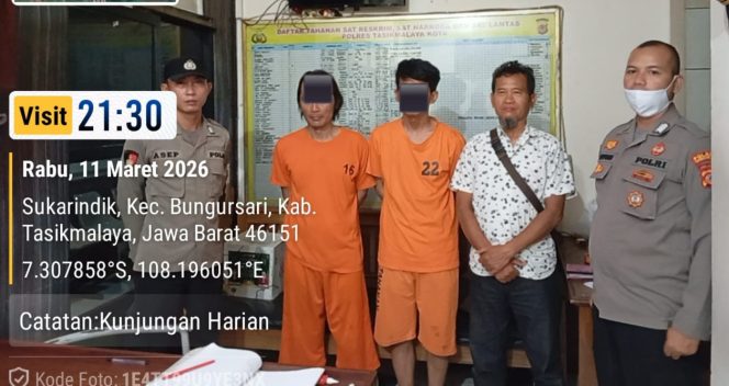 Polsek Tamansari Amankan Pelaku Pencurian Laptop Dan HP Santri