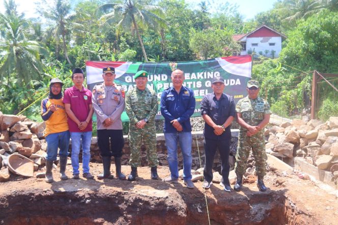 Ground Breaking Jembatan Garuda Dorong Ekonomi Warga
