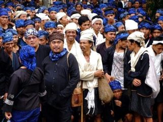 Ribuan warga Baduy saat mengikuti tradisi Seba Baduy 2025 di Kabupaten Lebak, Banten. (Foto: Istimewa)