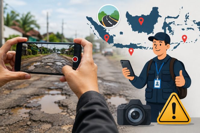 LEWATSINI.COM Membuka Program Kontributor Nasional Informasi Kondisi Jalan Indonesia