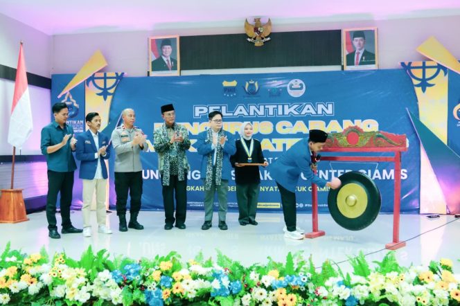 PMII Ciamis Dilantik, Bupati Herdiat Tekankan Kolaborasi