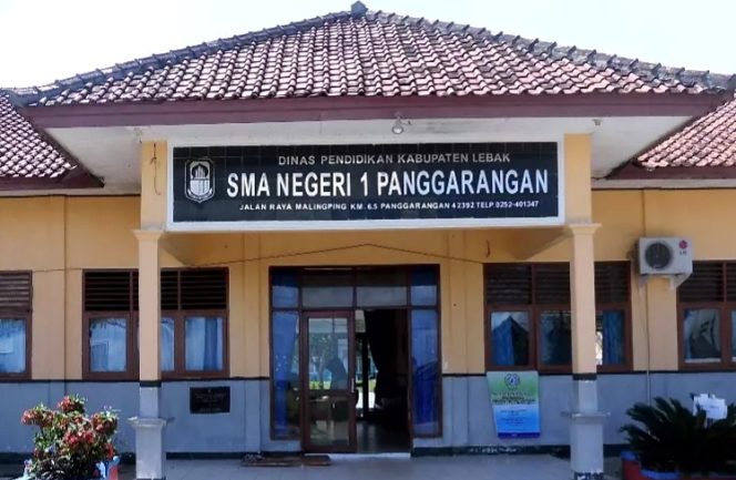 SMAN 1 Panggarangan, Kabupaten Lebak, Banten. (Foto: Istimewa)